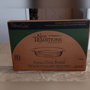 Small oval baking dish